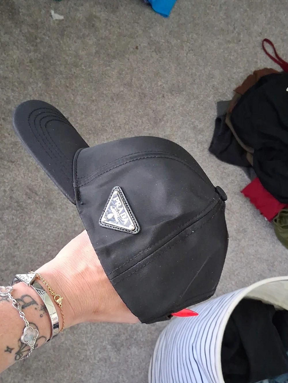 Prada Nylon Fashion Hat